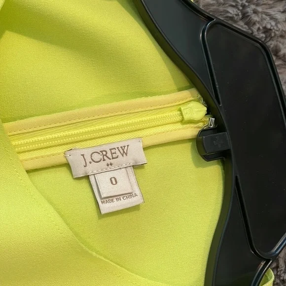 J.Crew yellow greenish dress - Picture 10 of 10
